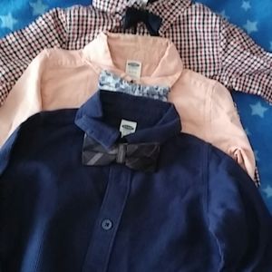 Long sleeve shirt with bowtie & shoes